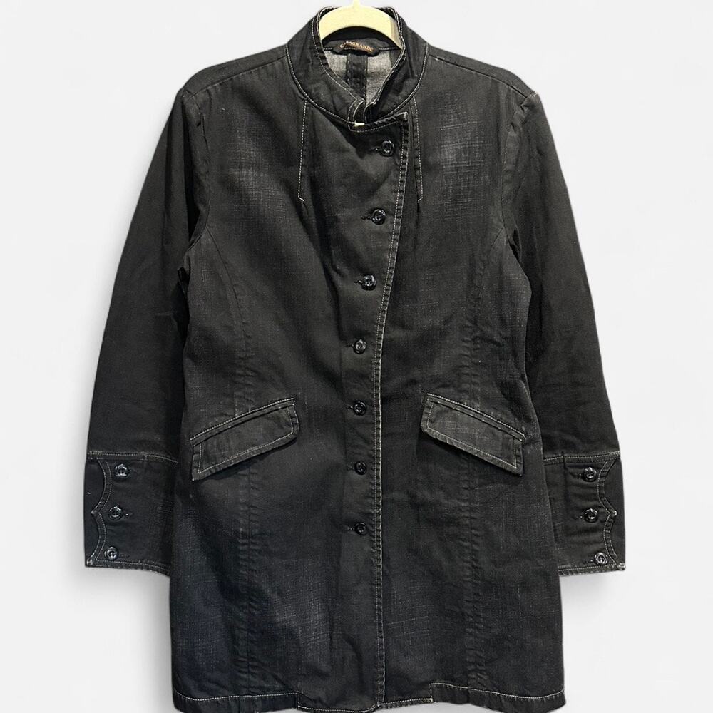 Y2K Casagrande Cotton Jacket Large 90s Minimalist French Utility Style - Picture 4 of 12